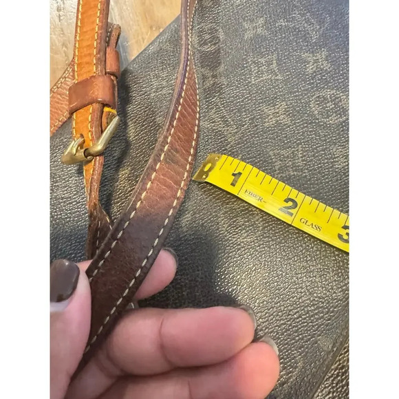 Vintage 90's Louis Vuitton Brown Monogram Musette Tango Shoulder Crossbody Bag - Picture 5 of 9
